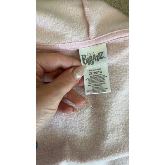 BRATZ full zip Y2K Hoodie Pink Size XL - Picture 6 of 7